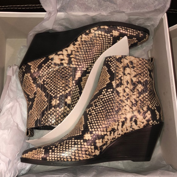 Treasure & Bond Snake Faux Leather Bootie - Picture 2 of 7